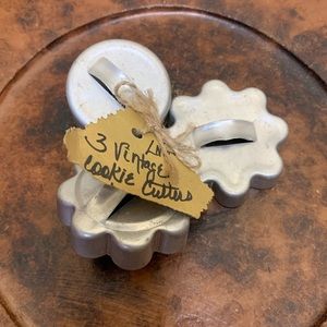 Vintage 50s Cookie cutter set of 3